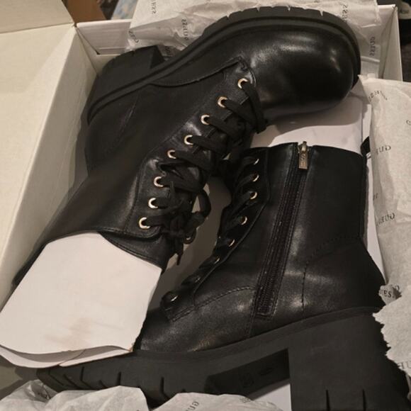 GUESS Womens Juel Low Heel in  La Black  New Size 8.5m - Picture 8 of 9